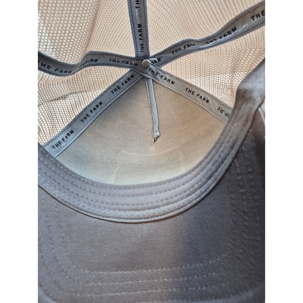 Goorin Bros The Farm Queen Bee Trucker Hat Gray Tan Mesh Snapback Cap - Picture 6 of 15